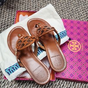 Tory Burch Miller Vintage Vachetta Sandals 7.5